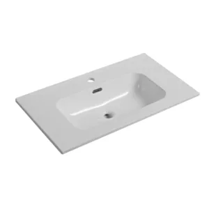 Lavamanos Sencillo De Empotrar 80.5x46x17 Cm
