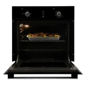 Horno de Empotrar Mixto 59,5x 59,5cm Negro Challenger